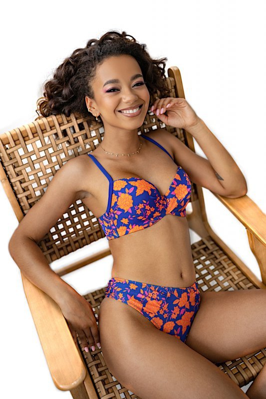 Kris line Biustonosz kąpielowy Rodos brassiere cobalt