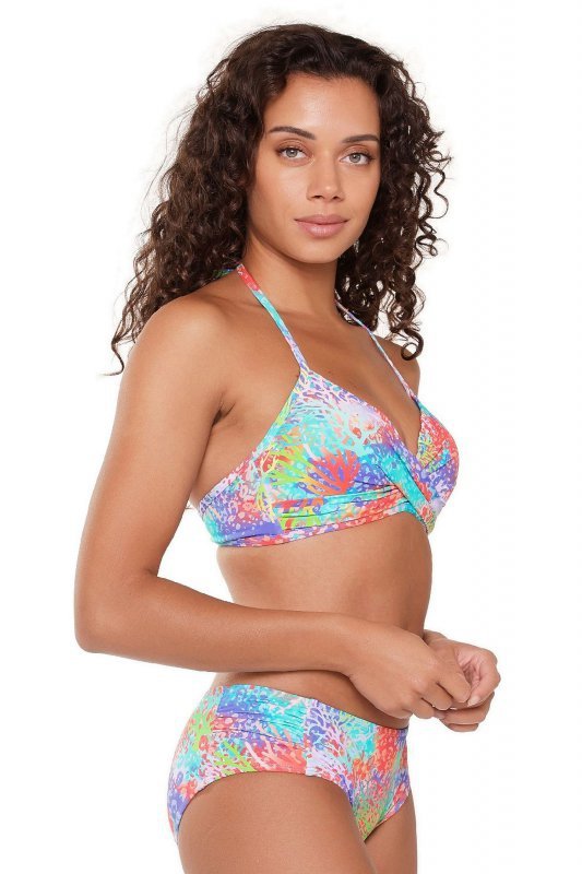 LingaDore Figi kąpielowe 7207SH coral leopard print
