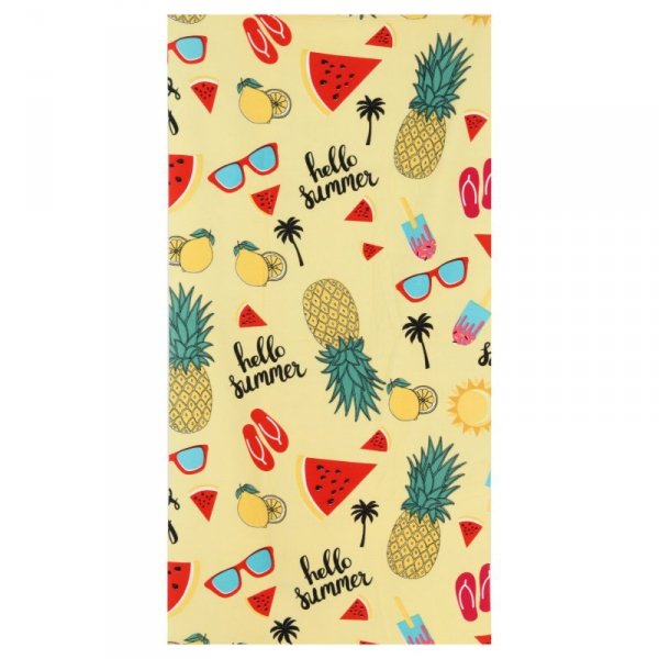 Noviti Ręcznik plażowy 70x140 Hello summer żółty