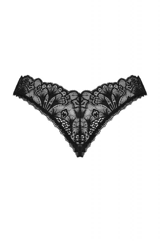 Obsessive Stringi otwarte Donna Dream czarne