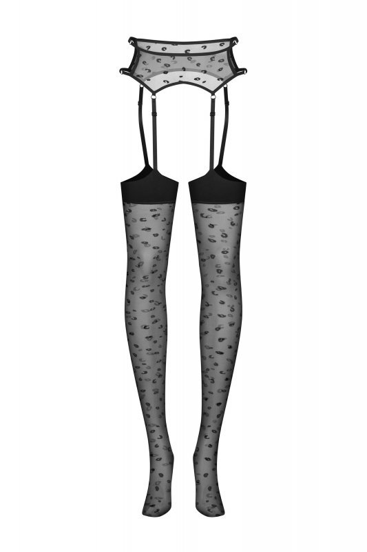 Obsessive Pończochy z pasem Isinne czarne