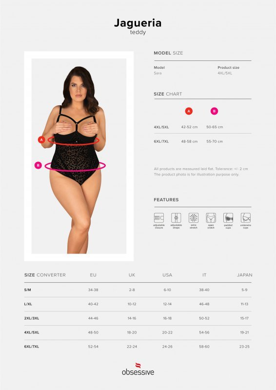 Obsessive Body otwarte Jagueria czarne