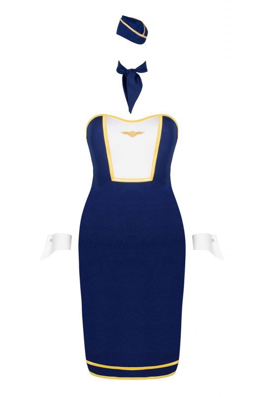 Obsessive Komplet 4-częściowy Stewardess uniform