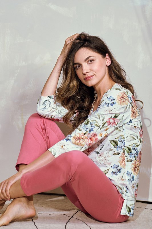 Taro Piżama Louisa 3247 01 biała