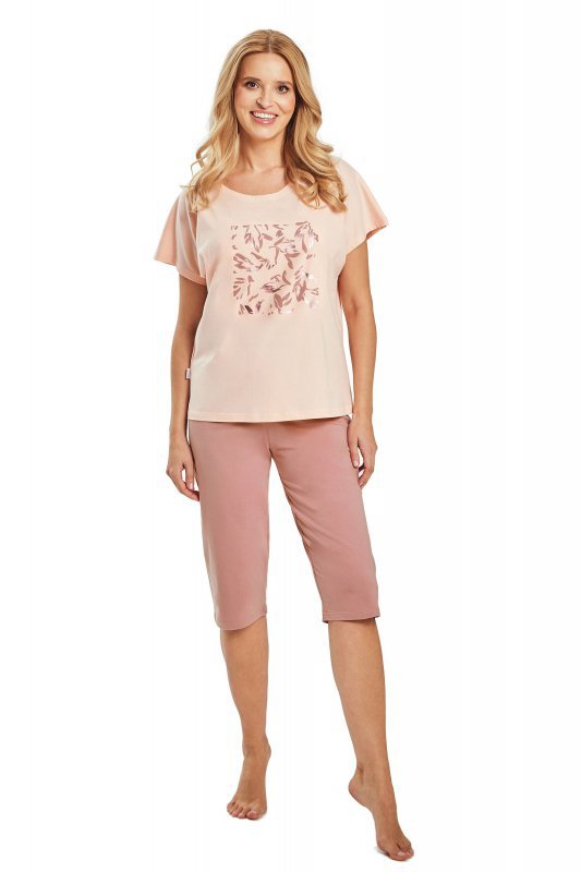 Taro Piżama damska Valentina 3523 01 łososiowa