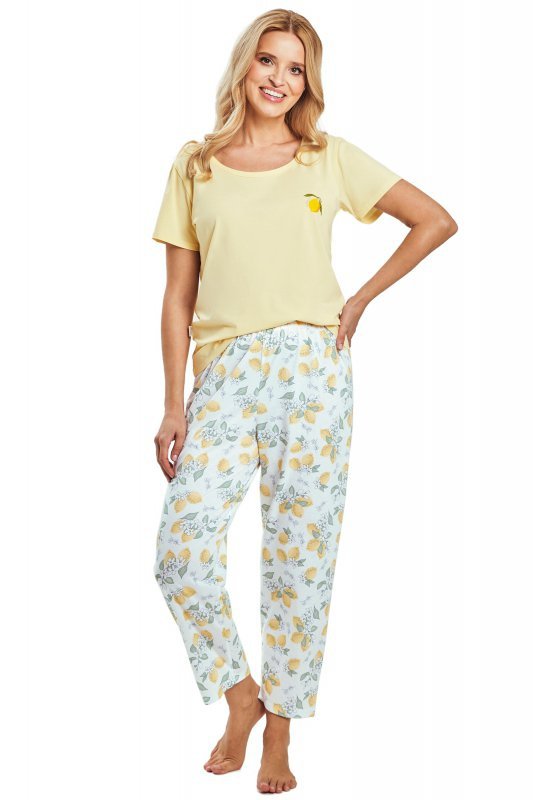 Taro Piżama damska Frida 3532 01 żółta