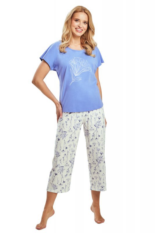 Taro Piżama damska Elora 3533 01 niebieska