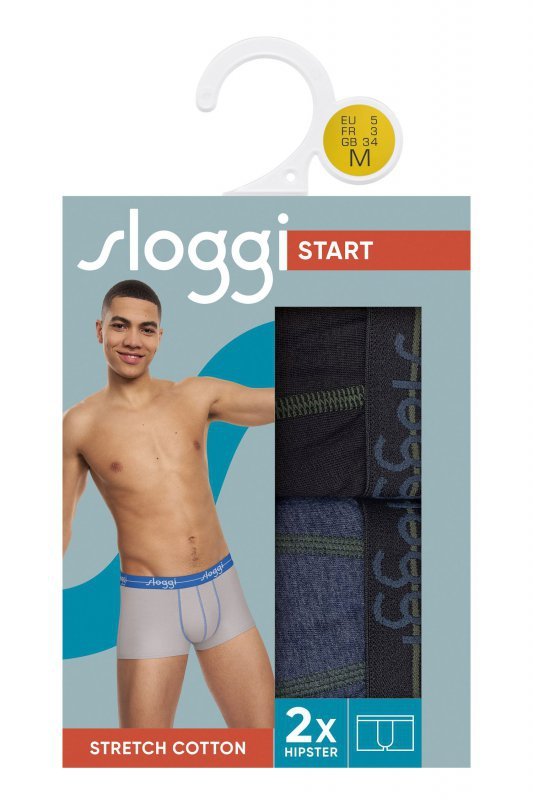 Sloggi Bokserki Start Hipster 2-pak V004