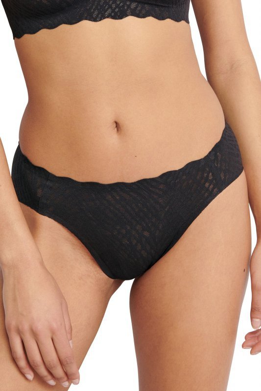 Sloggi Figi Zero Feel Bliss High leg czarne