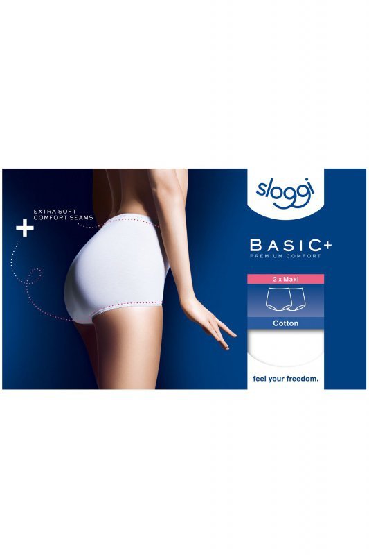 Sloggi Figi Basic Maxi 2-pak białe