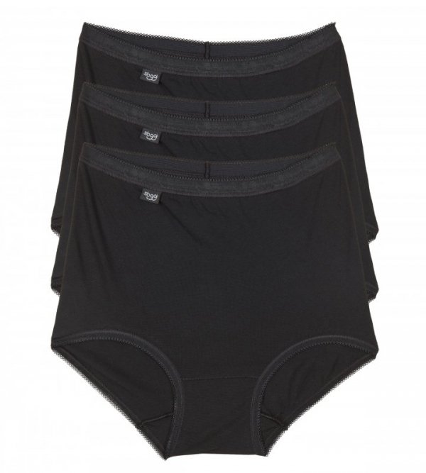 Sloggi Figi Basic Maxi 3-pak czarne
