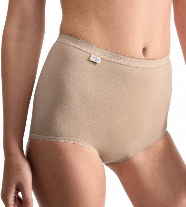 Sloggi Figi Basic Maxi 3-pak beżowe