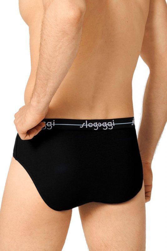 Sloggi Slipy Start Midi 2-pak czarne