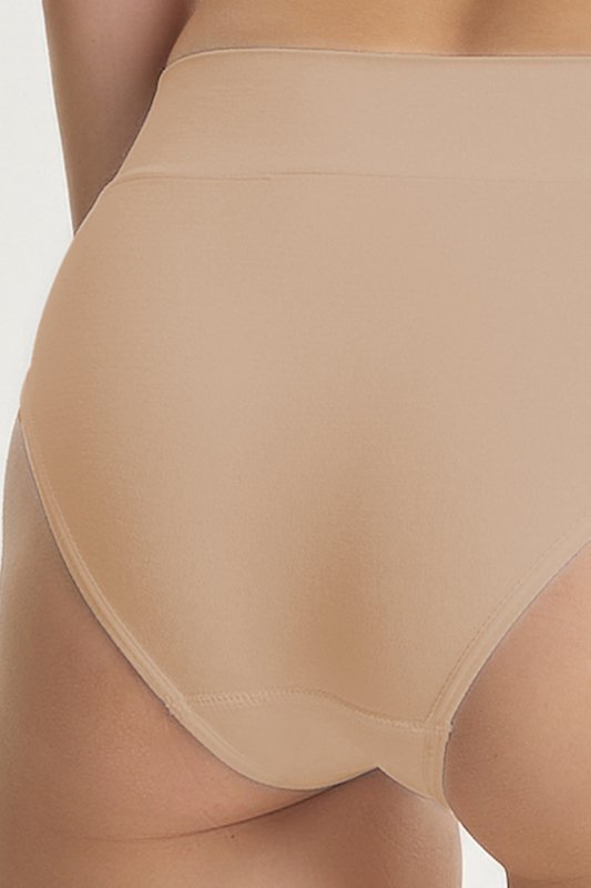 Pierre Cardin 4011 Bezszwowe Figi z Wysokim Stanem, skin-beż