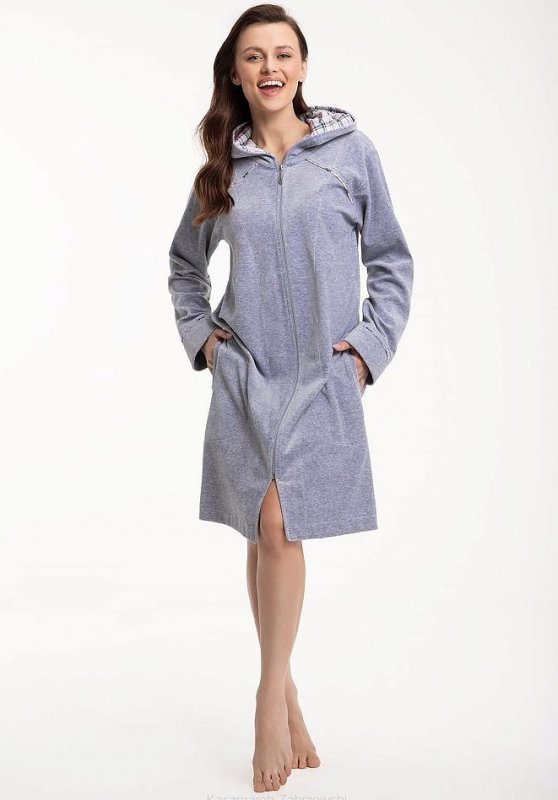  Szlafrok Luna 389 Velour M-2XL Z24 damski - WYSYŁKA 24H