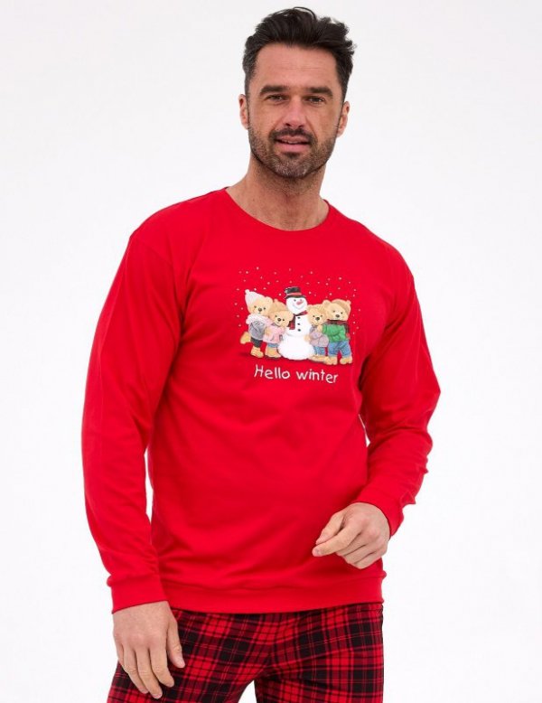 Piżama Cornette 115/289 Winter dł/r Christmas S-2XL męska