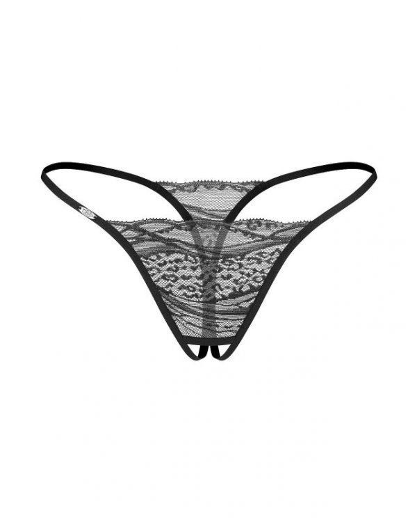 Stringi Obsessive Bianca crotchless Thong 2-Pack A'2 S-3XL