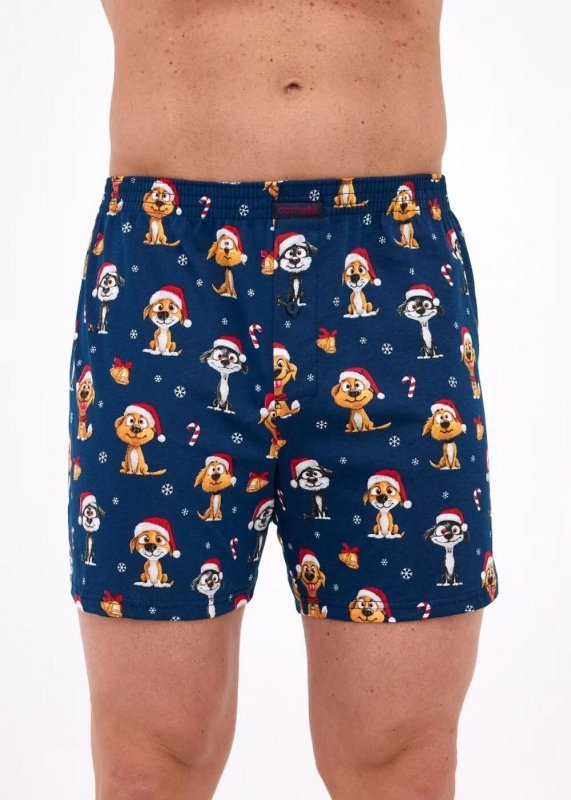 Bokserki Cornette 016/20 Dogs Christmas 3-5XL