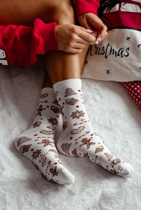 Skarpety Milena 1283-038 Pierniki Świąteczne 37-41