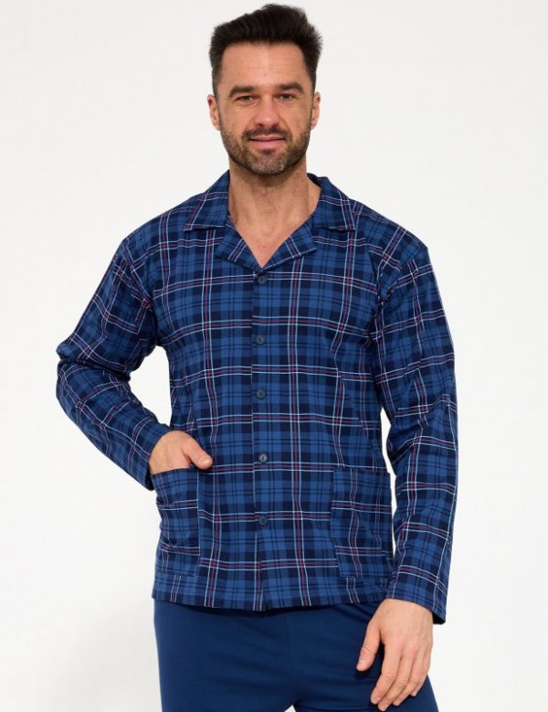 Piżama Cornette 114/84 dł/r S-2XL rozpinana