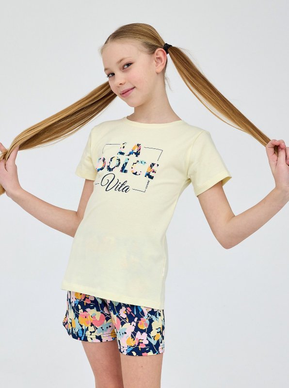 Piżama Cornette Young Girl 788/114 Dolce Vita kr/r 134-164