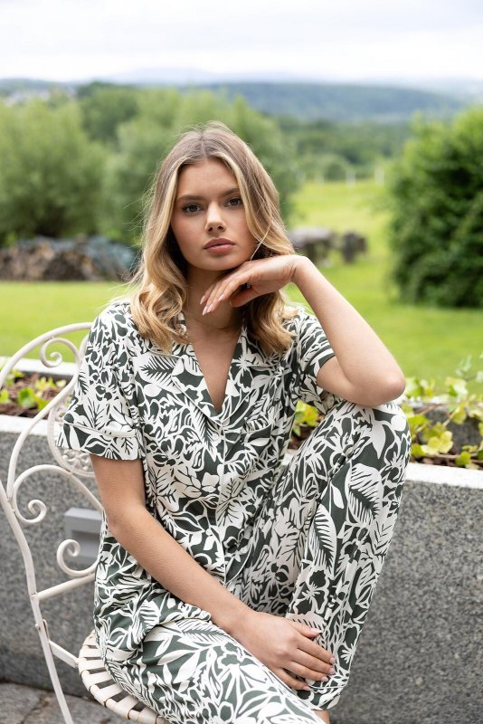 Piżama Sensis Louise kr/r XS-2XL rozpinana