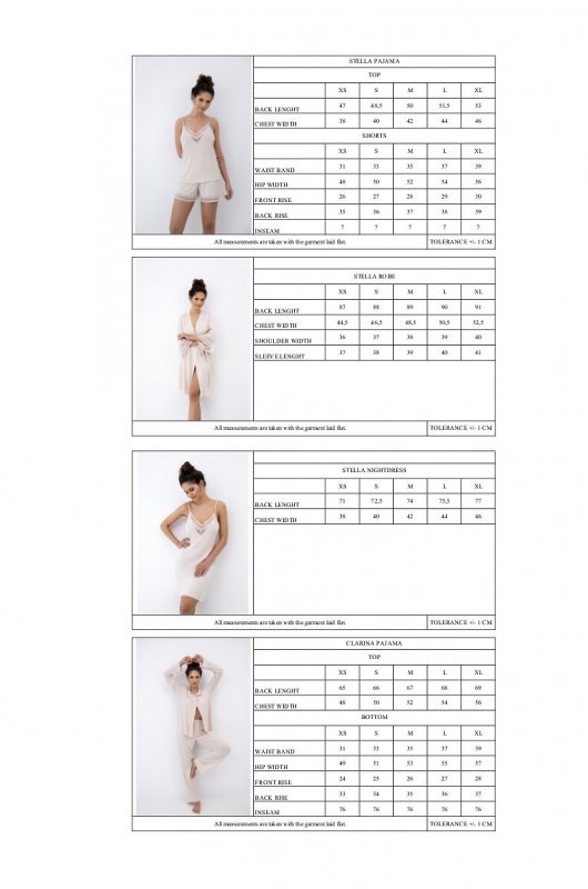 Piżama Sensis Stella w/r XS-XL