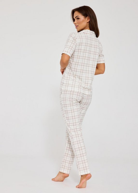 Piżama Cornette 879/342 Holly kr/r S-2XL rozpinana