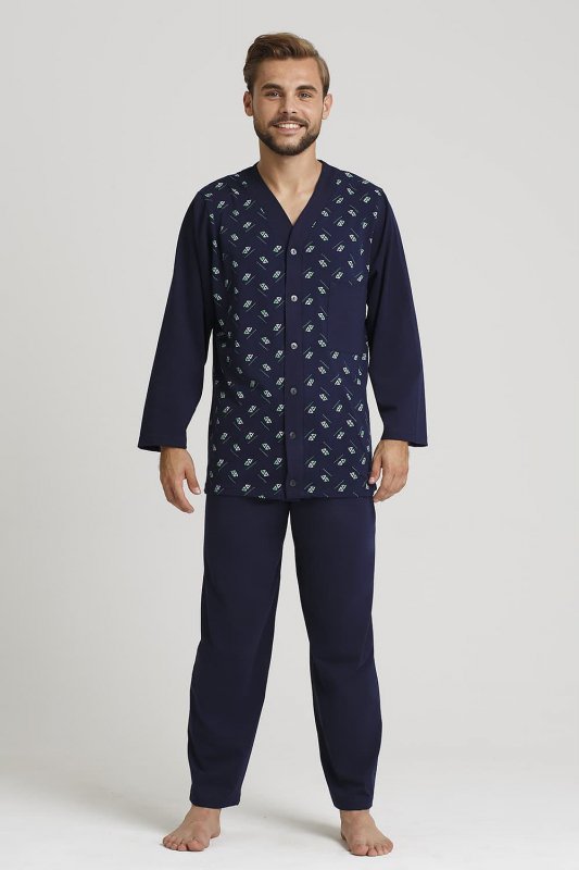 Piżama Gucio 2239 dł/r 4XL-5XL męska rozpinana