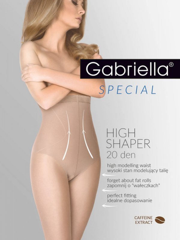 Rajstopy Gabriella 718 High Shaper 20 den 5-XL