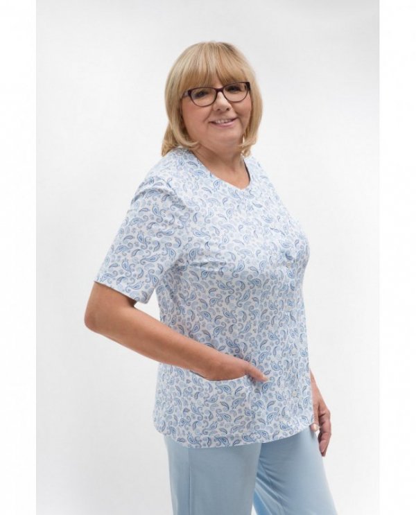Piżama Martel Maria I 200 kr/r 3XL-4XL damska rozpinana