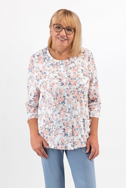 Piżama Martel Maria II 201 3/4 M-2XL damska rozpinana