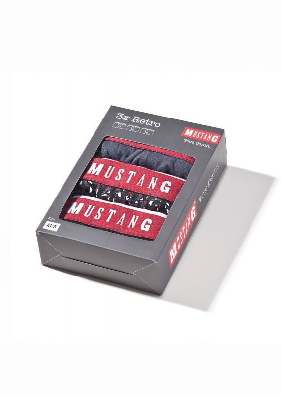 Bokserki Mustang 4155-1003 Retro A&#039;3 M-2XL
