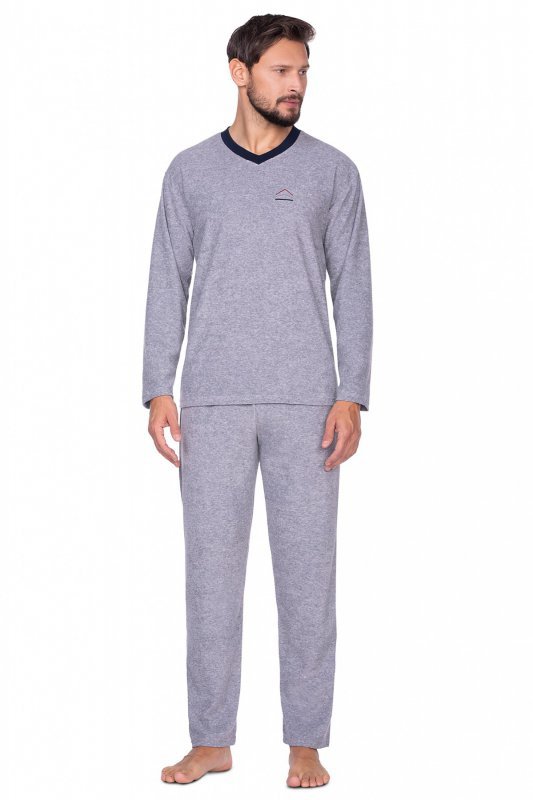 Piżama Regina 592 dł/r Frotte M-XL męska