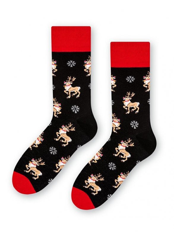 Skarpety Steven art.136 Świąteczne męskie 41-46