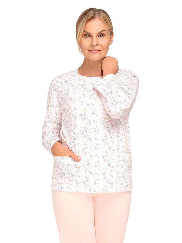 Piżama Martel Maria III 202 dł/r M-2XL damska rozpinana