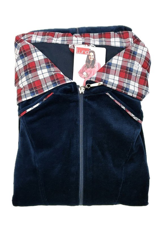 Szlafrok Luna 389 Velour M-2XL Z24 damski