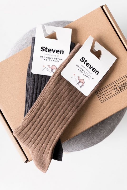 Skarpety Steven art.053 Organic Cotton & Bio Camel 41-46
