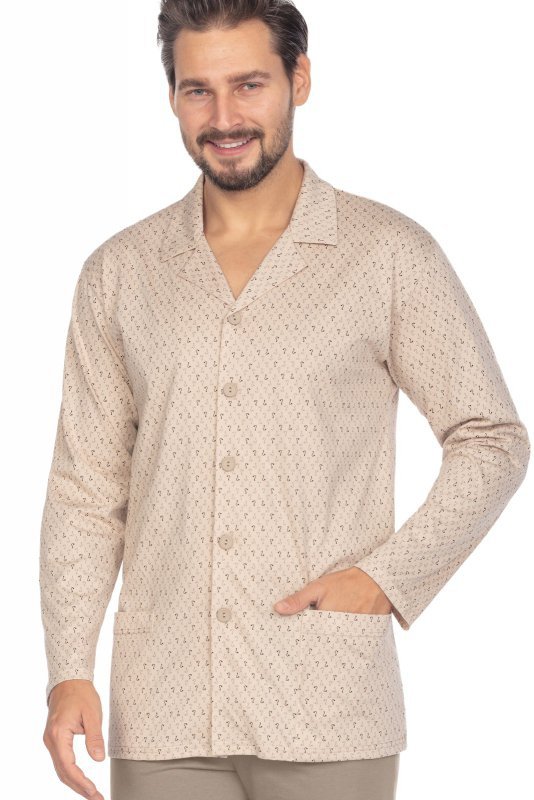 Piżama Regina 463 dł/r M-XL L24 męska rozpinana