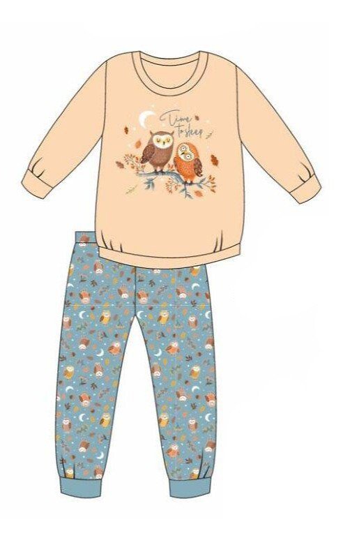 Piżama Cornette Kids Girl 977/176 Owls 2 dł/r 86-128