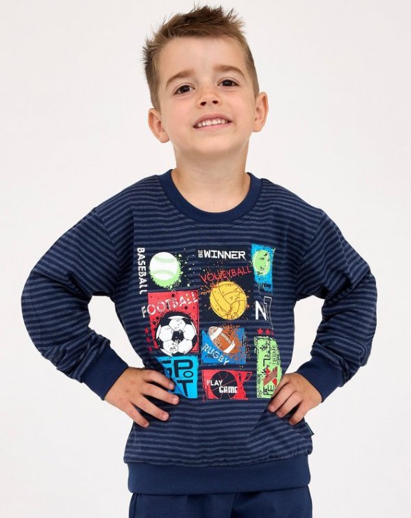 Piżama Cornette Kids Boy 478/159 Winner dł/r 86-128