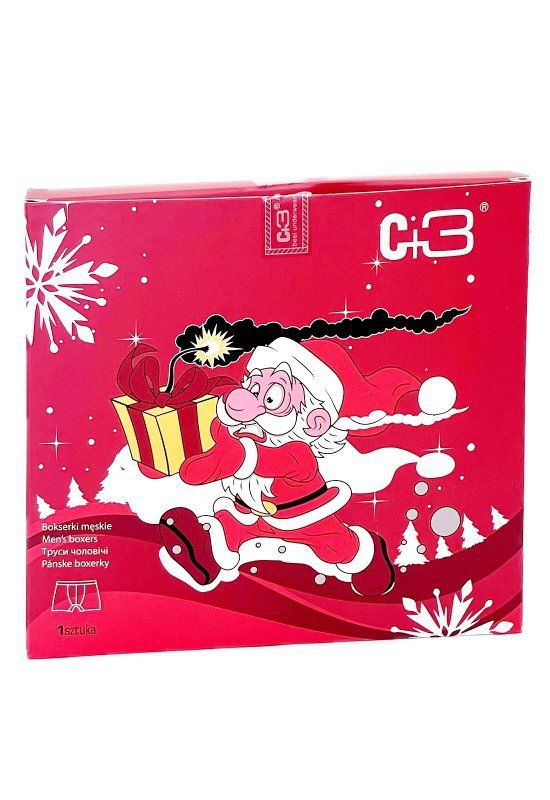 Bokserki C+3 art.VBE-740 Świąteczne M-2XL