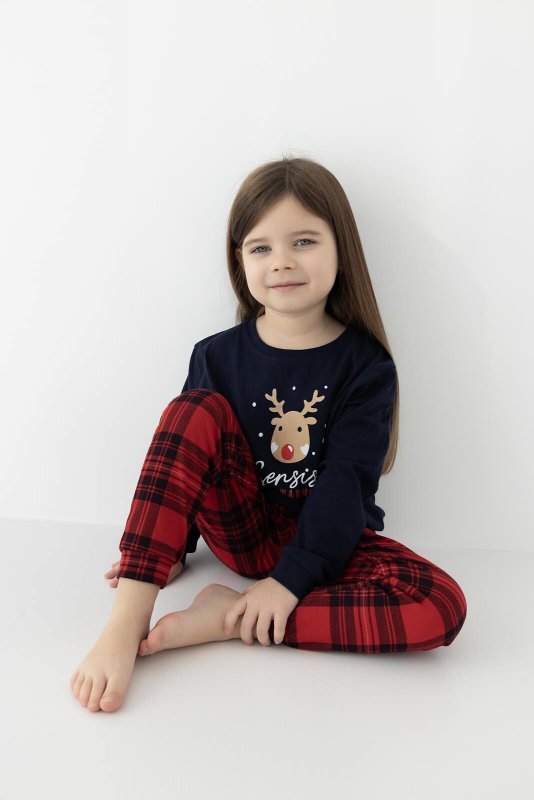 Piżama Sensis Lucy Kids Girl dł/r Christmas 98-104