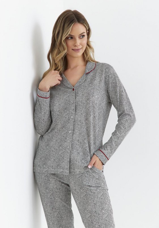 Piżama Cana 410 dł/r 2XL rozpinana