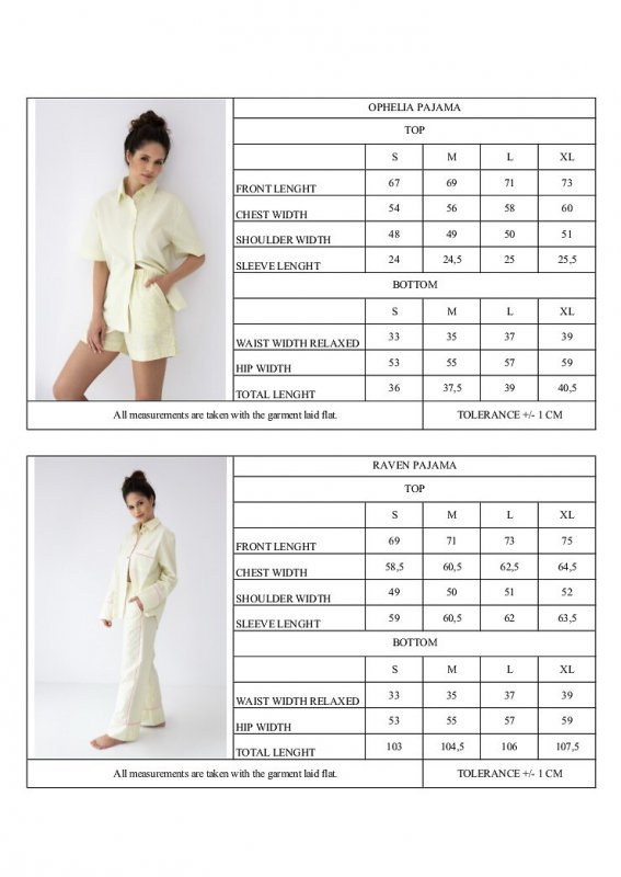 Piżama Sensis Ophelia kr/r S-XL rozpinana - WYSYŁKA 24H