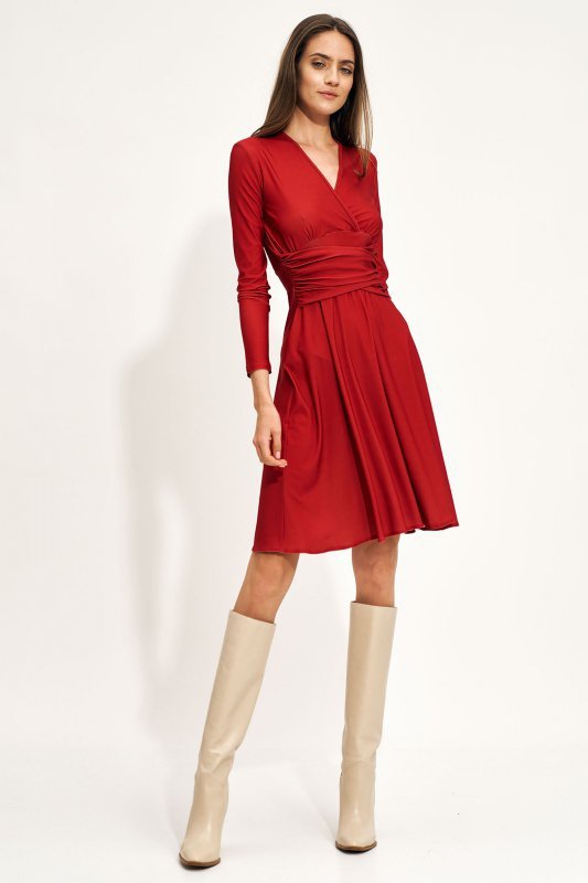 Nife Czerwona sukienka - S212 24H