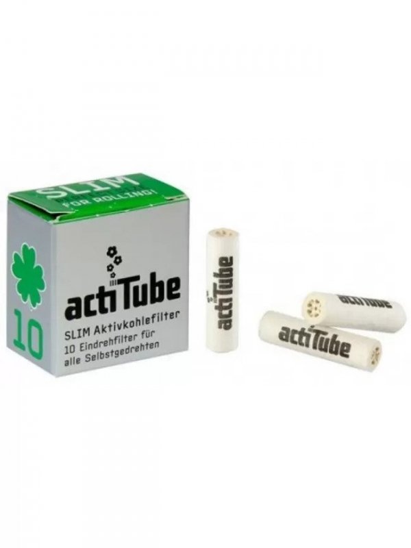 Filterki z węglem aktywnym actiTube SLIM 10 sztuk