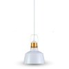 Oprawa Zwieszana V-TAC LOFT Vintage Biały VT-7422-WH 5 Lat Gwarancji