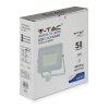 Projektor LED V-TAC 50W SAMSUNG CHIP Czujnik Ruchu Funkcja Cut-OFF Biały VT-50-S-W 3000K 4000lm 5 Lat Gwarancji
