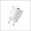 Ładowarka USB V-TAC SZYBKA 20W Biała MINI Dual USB Type-A Type-C VT-5320-W